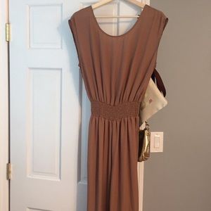 Tan jumpsuit